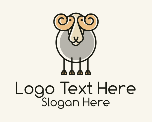 Wild Sheep logo example 3