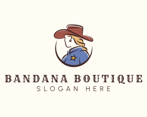 Cowgirl Sheriff Fashion logo