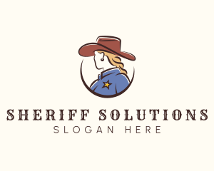 Cowgirl Sheriff Fashion logo