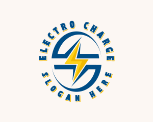 Lightning Bolt Electricity logo design