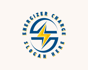 Lightning Bolt Electricity logo design