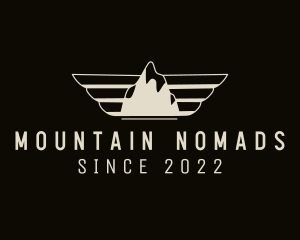 Winged Mountain Trekking logo design