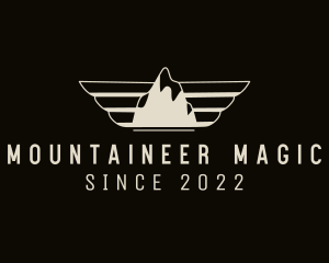 Winged Mountain Trekking logo design