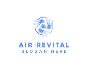 Electric Fan Ventilation logo design