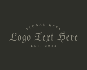 Brand - Gothic Company Brand logo design