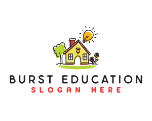 Kindergarten Children Education logo design