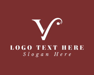 Luxe Company Letter V logo