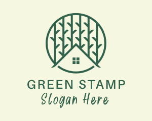 Green Tree House  logo design