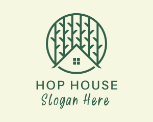 Green Tree House  logo design