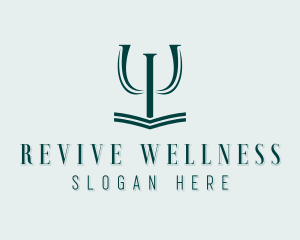 Psychology Wellness Therapy logo design