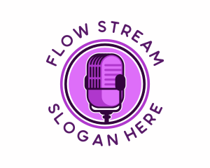 Podcast Microphone Stream logo