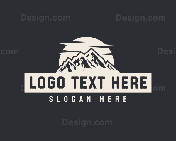 Mountain Peak Hiker Logo