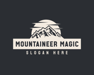 Mountain Peak Hiker logo design