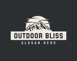 Mountain Peak Hiker logo design