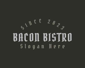 Gothic Bistro Pub logo design