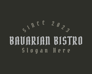 Gothic Bistro Pub logo design