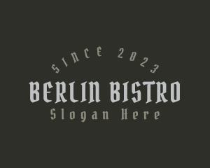 Gothic Bistro Pub logo design