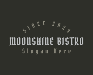 Gothic Bistro Pub logo design