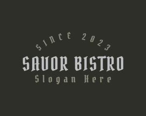 Gothic Bistro Pub logo design