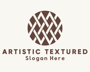 Interweave Textile Pattern logo design