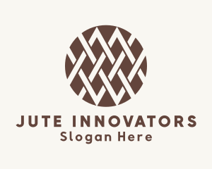 Interweave Textile Pattern logo design