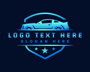 Racing Car Vehicle logo