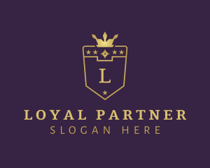 Royal Shield Crown logo design