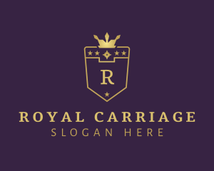 Royal Shield Crown logo design