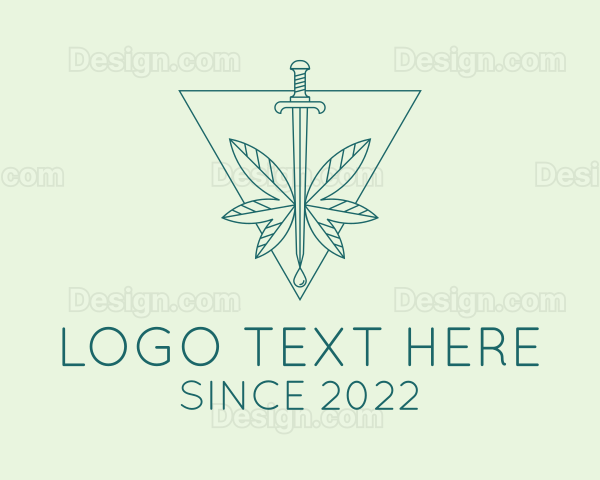 Essential Oil Sword Dropper Logo