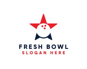 Sports Bowling Star logo design