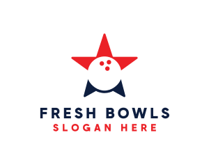 Sports Bowling Star logo design