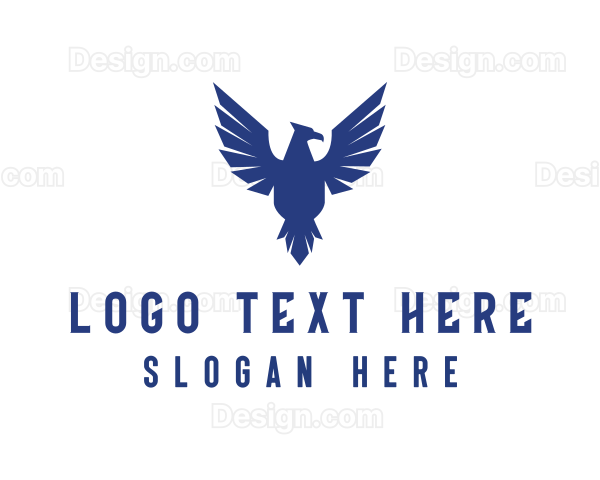 Flying Falcon Bird Logo