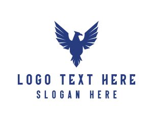 Flying Falcon Bird Logo