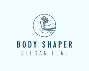 Bodybuilder Fitness Gym logo design