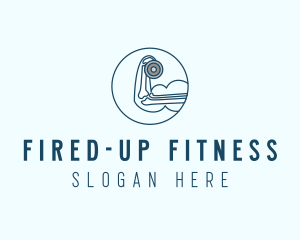 Bodybuilder Fitness Gym logo