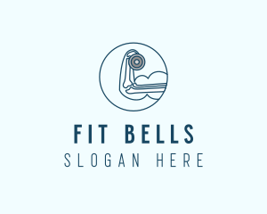 Bodybuilder Fitness Gym logo design