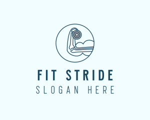 Bodybuilder Fitness Gym logo design