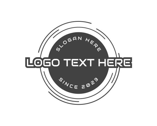 Text logo example 1