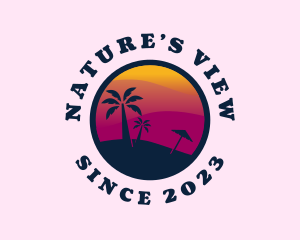 Sunset Beach Scenery logo