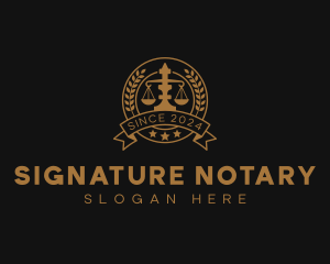 Paralegal Notary Attorney logo