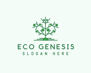 Green Tree Forestry  logo design