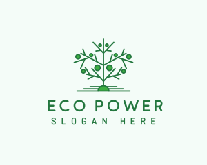 Green Tree Forestry  logo design