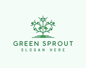 Green Tree Forestry  logo design