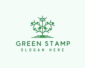 Green Tree Forestry  logo design