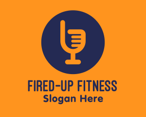Thumbs Up Microphone  logo