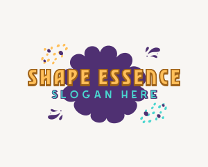 Quirky Shapes Doodle Drawing logo
