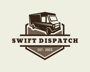 Truck Dispatch Delivery logo design