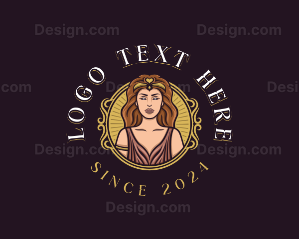 Aphrodite Goddess Beauty Logo