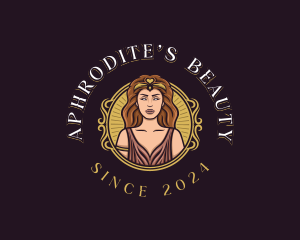 Aphrodite Goddess Beauty logo design