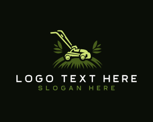 Lawn Mower Landscaping logo